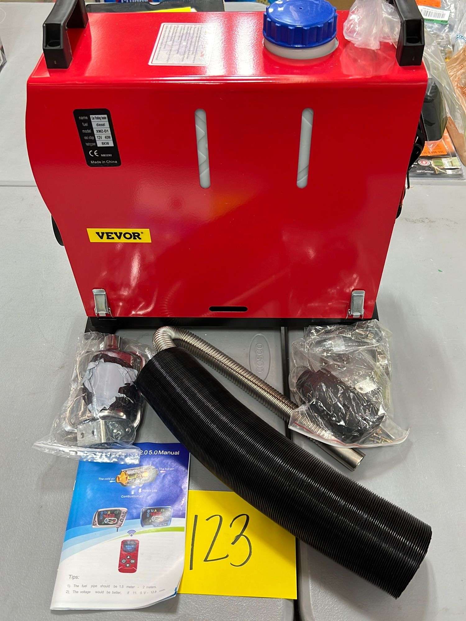 VEVOR DIESEL AIR HEATER MODEL XMZ-D1 - Earl's Auction Company
