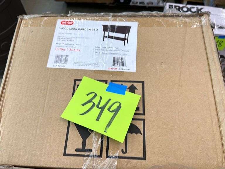 KETER WOOD LOOK GARDEN BED IN BOX