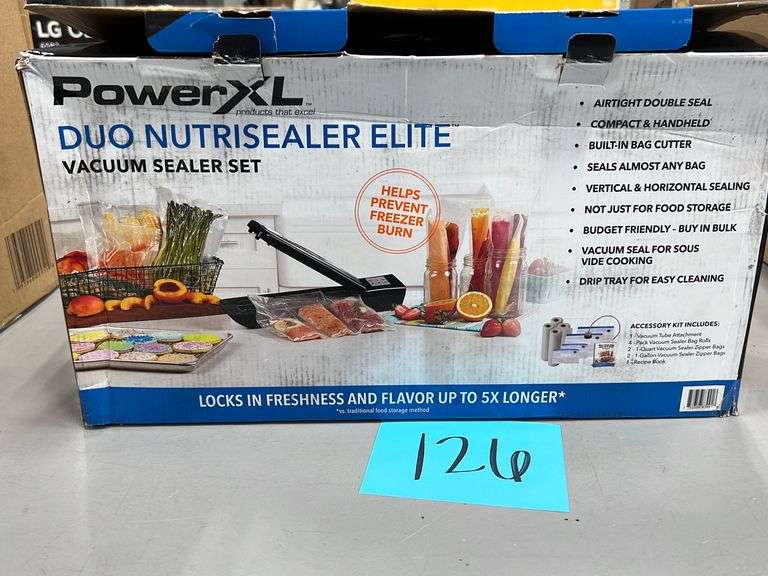 POWER XL VACUUM SEALER IN BOX Earl
