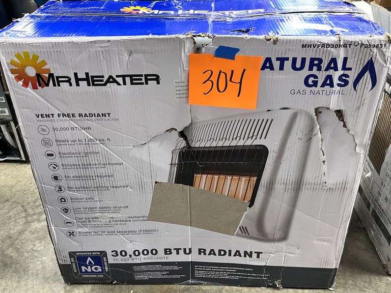 MR HEATER NATURAL GAS VENT FREE RADIANT HEATER IN BOX Earl's Auction