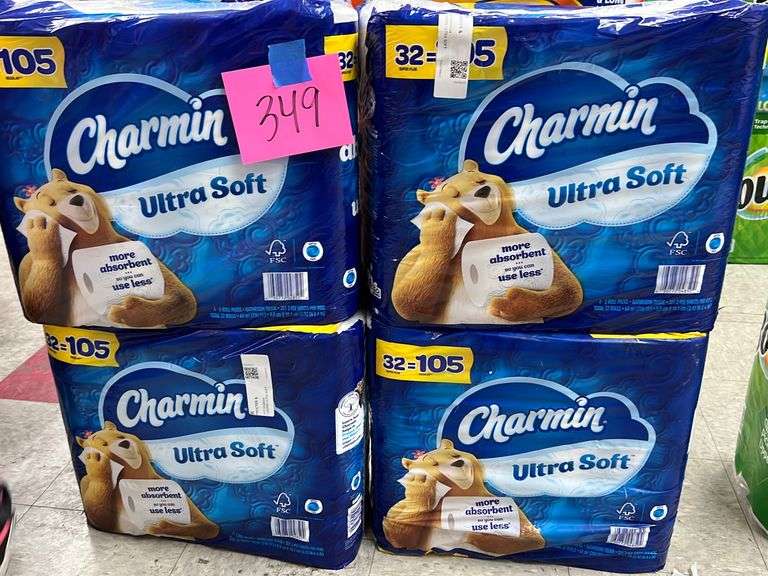 (4) PACKS OF CHARMIN TOILET PAPER Earl's Auction Company