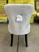 ABBYSON LIVING BUTTON TUFTED DINING CHAIR - IVORY