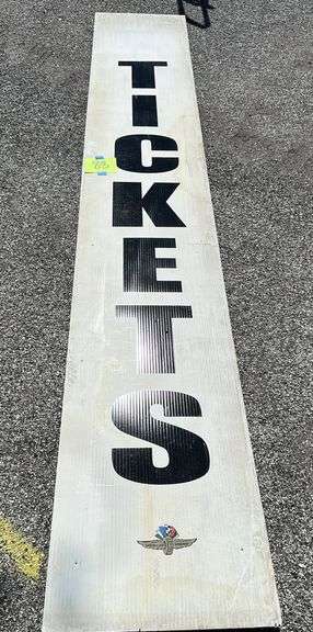 11FT IMS TICKETS SIGN - Earl's Auction Company