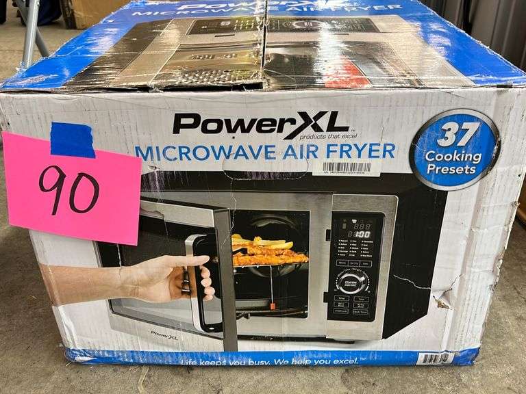 POWER XL MICROWAVE AIR FRYER IN BOX Earl's Auction Company