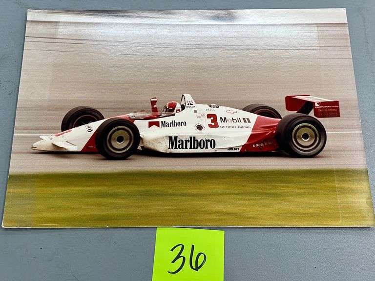 RICK MEARS RACING PRINT Earl's Auction Company