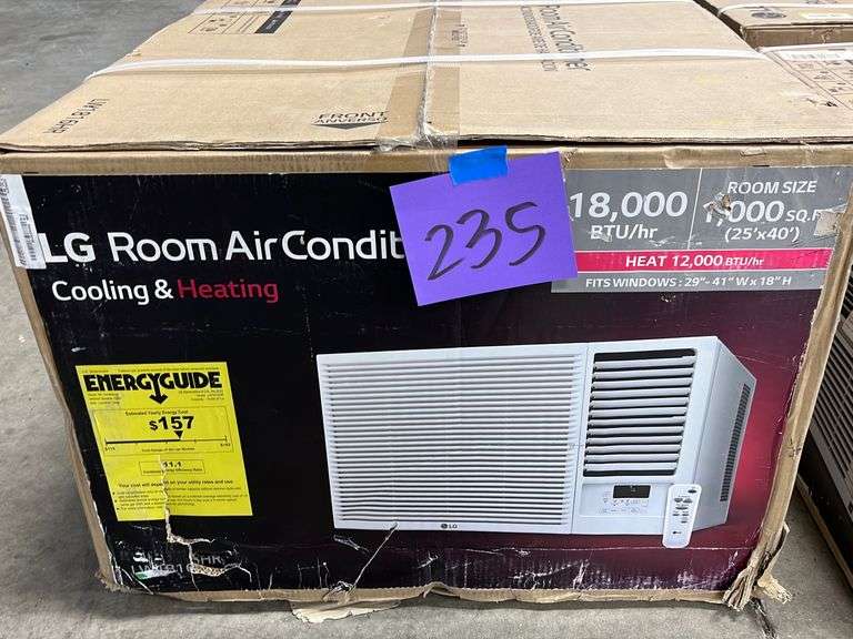 LG ROOM AIR CONDITIONER IN BOX Earl's Auction Company