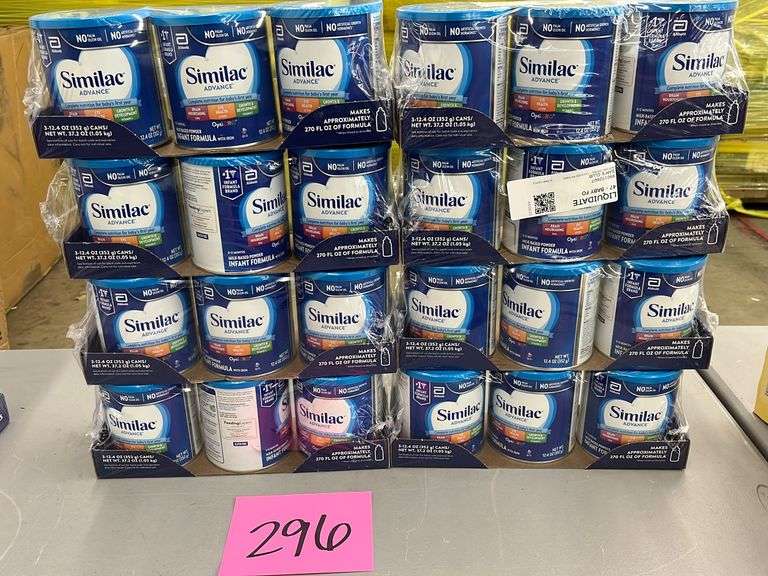 (24) CONTAINERS OF SIMILAC INFANT FORMULA Earl's Auction Company