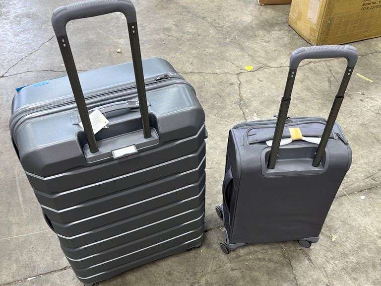 2PC SAMSONITE LUGGAGE SET HARD & SOFT SHELL Earl's Auction Company
