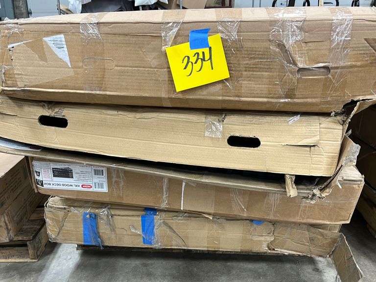 As is 4 keter deck boxes earl s auction company