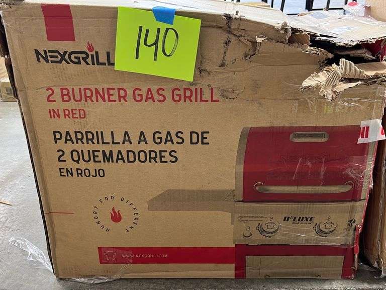 NEXGRILL 2 BURNER GAS GRILL IN BOX RED Earl's Auction Company