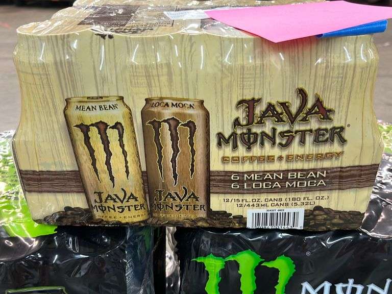 (7) PACKS OF MONSTER ENERGY DRINKS Earl's Auction Company