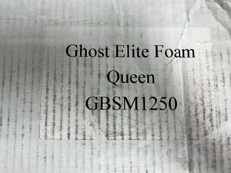 GHOST BED ELITE FOAM QUEEN SIZE MATTRESS IN BOX Earl's Auction Company