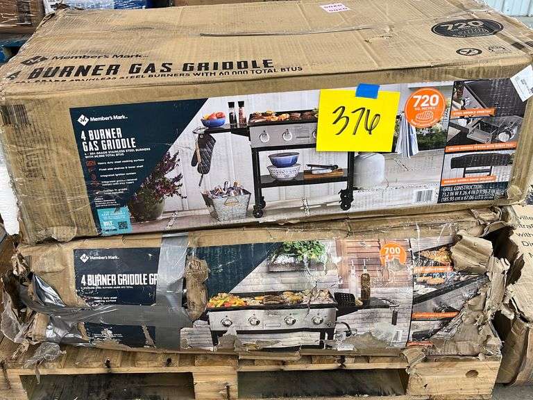 (2) GRIDDLE GRILLS IN BOXES Earl's Auction Company