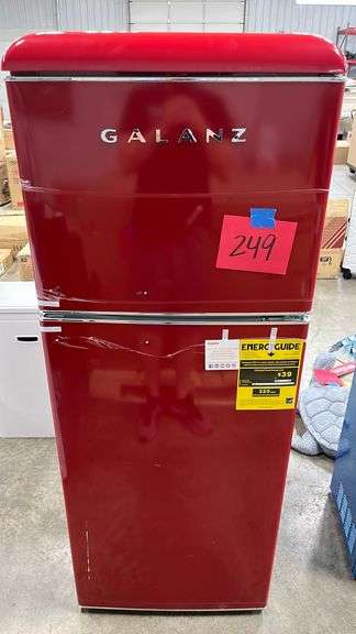 galanz retro fridge 10 cubic feet
