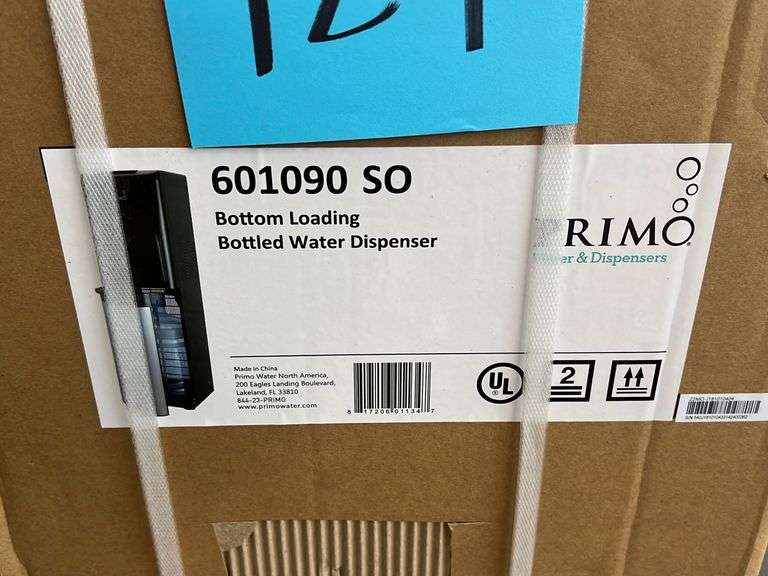 PRIMO BOTTOM LOAD WATER DISPENSER IN BOX Earl's Auction Company