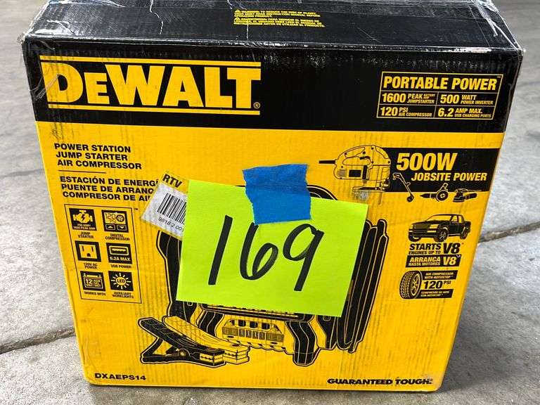 Dewalt power station in box earl s auction company