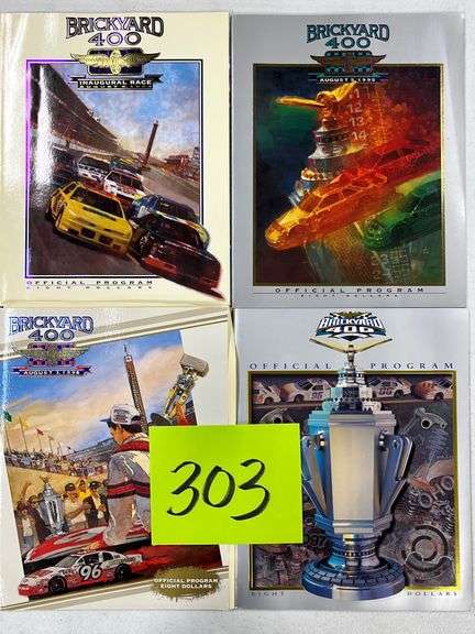 1994, 1995, 1996 & 1997 BRICKYARD 400 OFFICIAL PROGRAMS - Earl's ...
