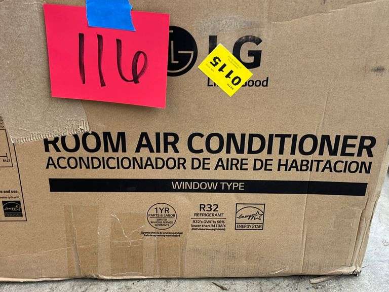 LG ROOM AIR CONDITIONER IN BOX Earl's Auction Company