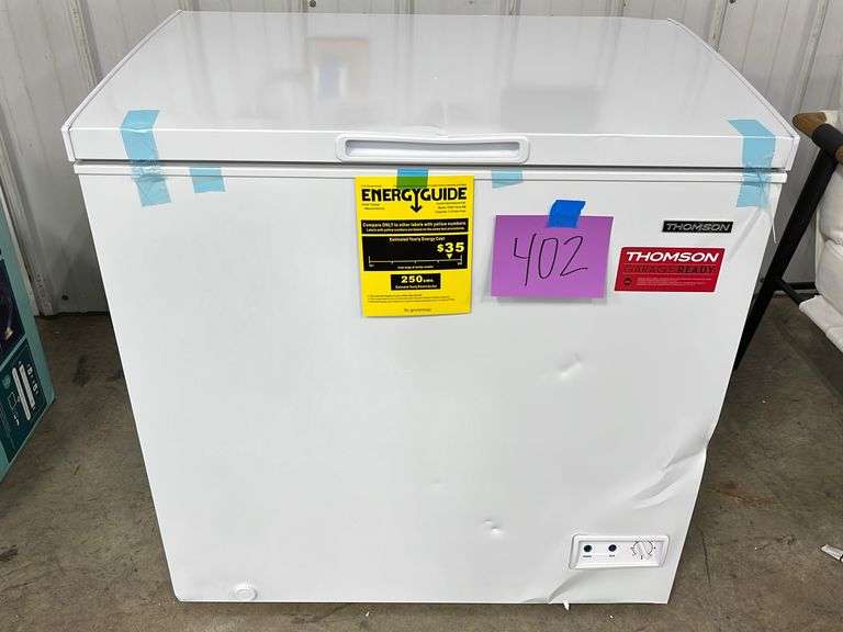 THOMSON 7.0CU FT WHITE CHEST FREEZER Earl's Auction Company