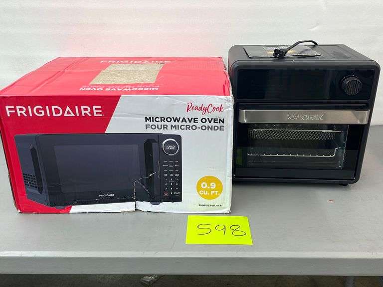 KALORIK AIR FRYER & FRIGIDAIRE MICROWAVE OVEN IN BOX Earl's Auction