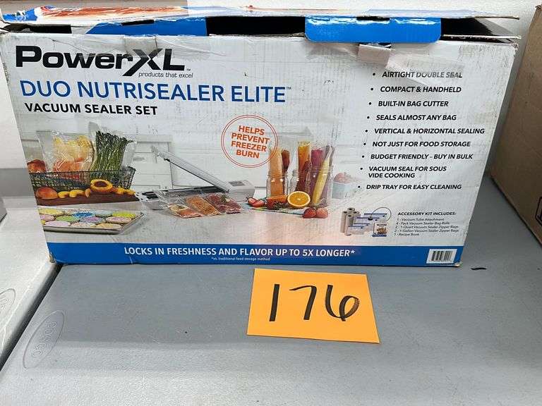 POWER XL VACUUM SEALER IN BOX Earl's Auction Company