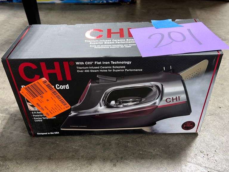 CHI TITANIUM INFUSED CERAMIC SOLEPLATE IN BOX Earl's Auction Company