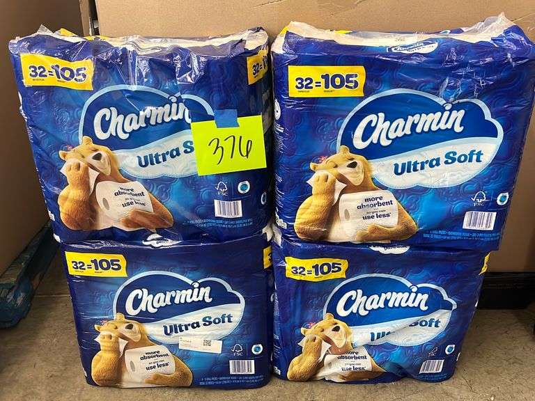 (4) PACKS OF CHARMIN TOILET PAPER Earl's Auction Company