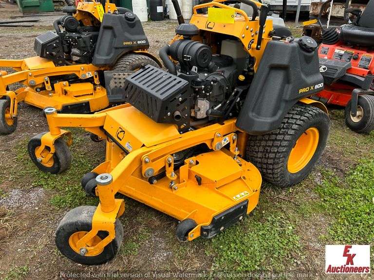 2021 CUB CADET PRO X 600 STAND ON ZERO TURN MOWER - EK Auctioneers LLC