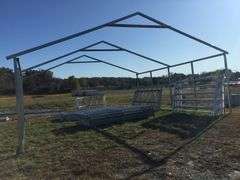 25'X24'X8' METAL BUILDING FRAME