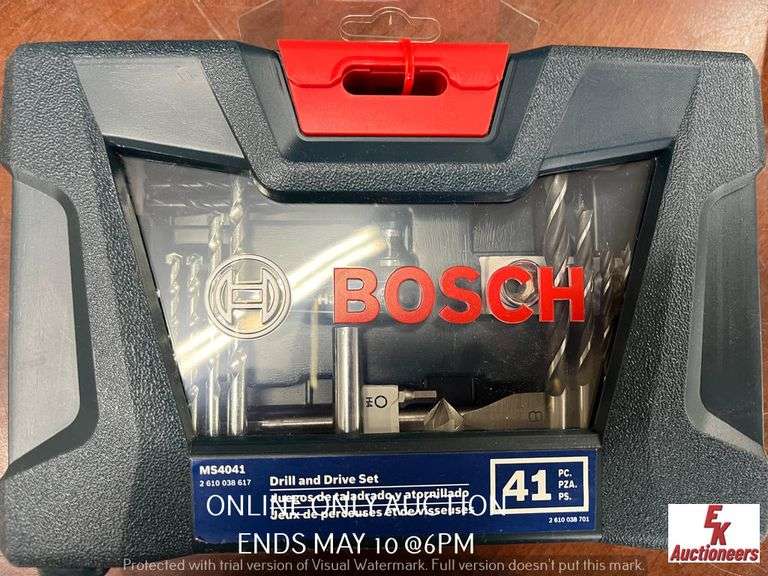 BOSCH DRILL DRIVER 4TOOL COMBO KIT EK Auctioneers LLC