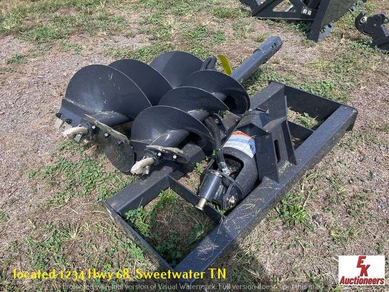 UNUSED WOLVERINE SKID STEER AUGER WITH 2BITS EK Auctioneers LLC