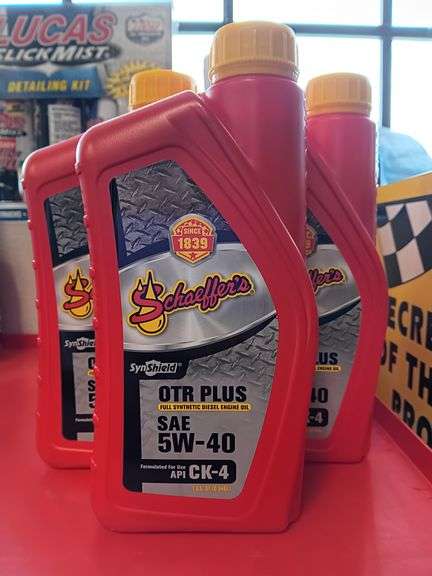 Schaeffer's 9000 SynShield® OTR Plus 5W-40 Full Synthetic Engine Oil - 6 Gallons