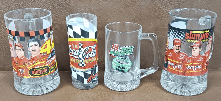 Set of (4) Miscellaneous NASCAR Mugs