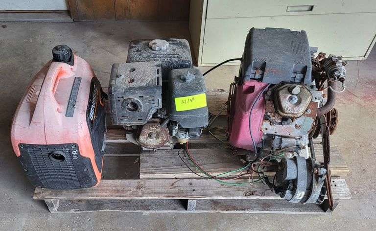 Gas Motor Lot, Generac, Honda GX 390, Honda 20D, Owner Says All Do Run