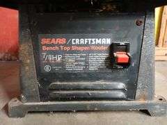 Sears/Craftsman Table Top Shaper-Router, 7hp, Does Work - ELCO Auctions