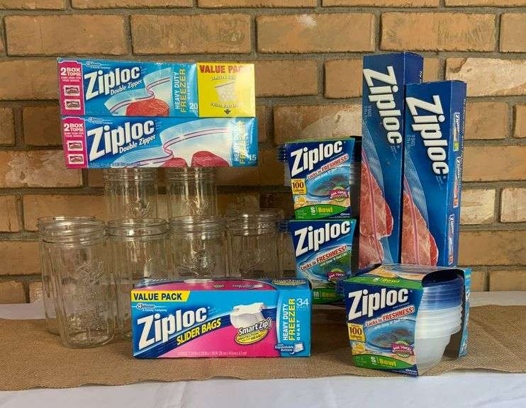 Freezer Jars, Ziploc freezer containers and Ziploc freezer bags Estate Rescue Queens