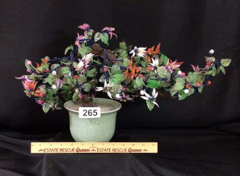 Vintage Jade Bonsai Tree Estate Rescue Queens