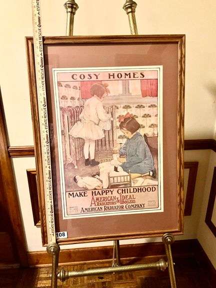 Large Framed & Matted Children Print