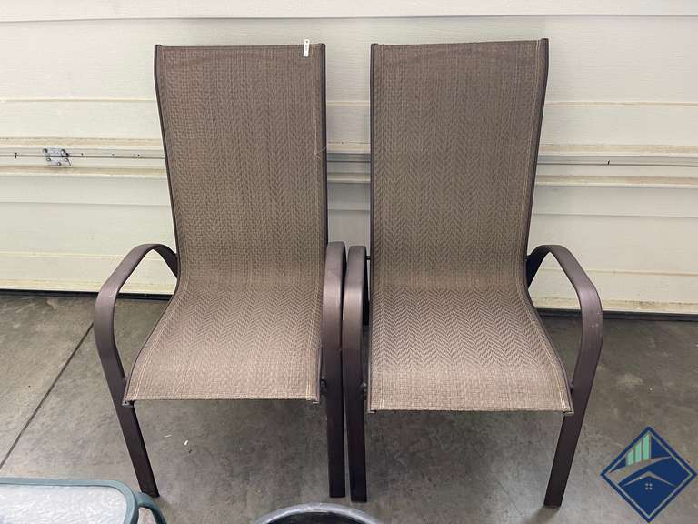 (2) Matching Patio Chairs