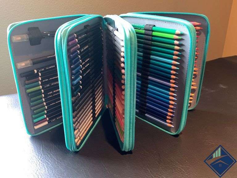 Case w/ Faber Castell Water Color Pencils & Stampin Up Color Pencils