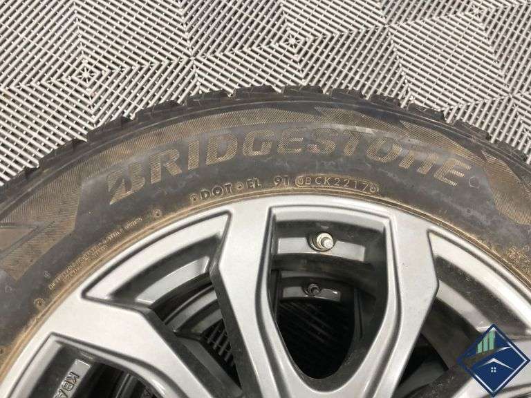Bridgestone Blizzak DM-V2 255/55R18 109 T Tires with Rial Rims - Estate ...