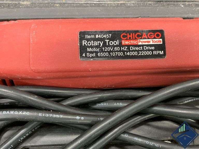 Chicago Electric Rotary Tool Kit4 Speed Estate Details