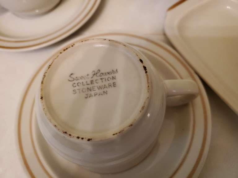 Sweet Flowers Collection Stoneware, Japan Estate Sales RVA