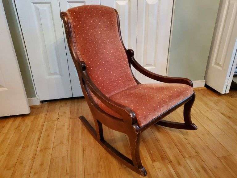 Vintage Armless Rocking Chair (Lot 2 of 2) Estate Sales RVA