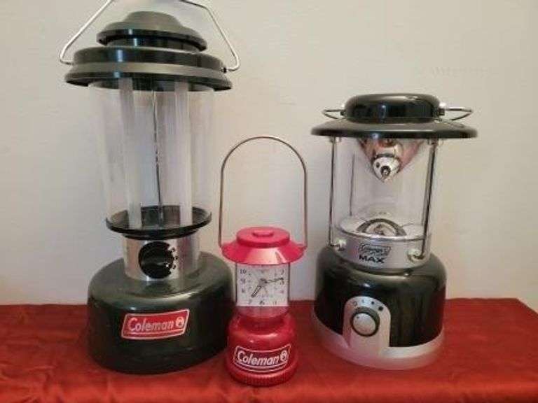 Coleman Lanterns (3) Battery operated Estate Sales RVA