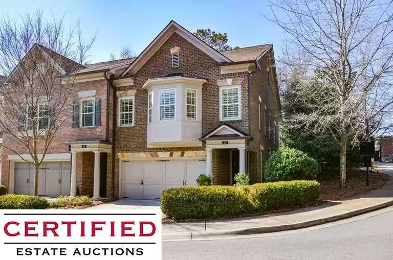 Luxury Townhome in Alpharetta! Full Estate Auction!