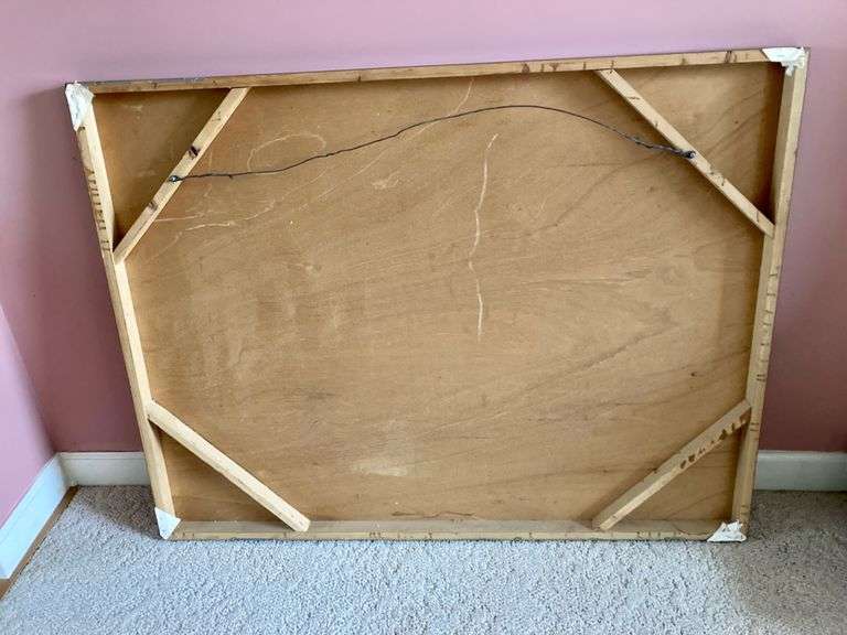 Oversized KANDINSKY Recriprocal Accords Wooden Wall Hanging