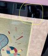 Oversized KANDINSKY Recriprocal Accords Wooden Wall Hanging