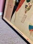 Oversized KANDINSKY Recriprocal Accords Wooden Wall Hanging