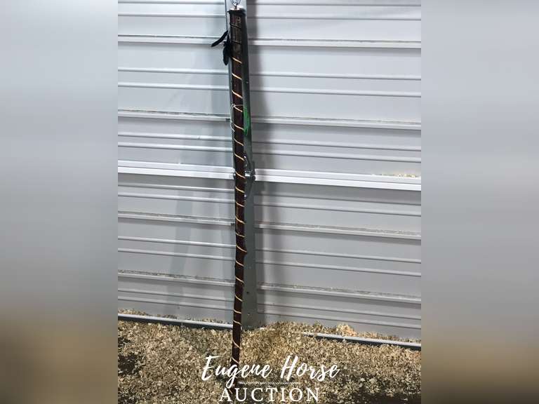 Walking stick with good luck charms Eugene Horse Auction